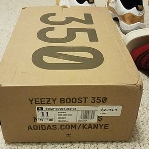 Yeezy Boost 350 V2 Static Black Reflective Size 11